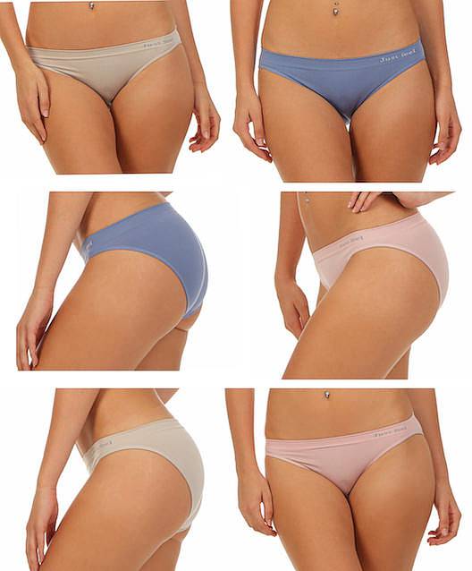 high quality, seamless briefs uni coloured in two pcs.-packs Colours: rosè, smoke blue, taupe, white, black