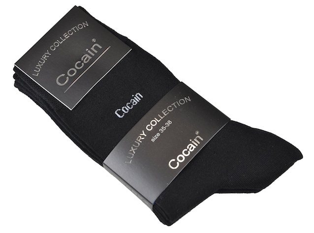 Black Luxury socks for ladies from Cocain