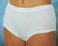 Pure Cotton high waist full briefs white without sidewise seems