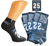 Men`s Sneakers-socks Sports Logo uns 25 Logo; nice, blue colours