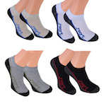 sneakers socks for men with sports writing on the side contrast sole