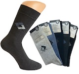 classical uni coloured business socks with rhomb on the hee; without elastic