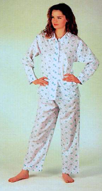 Women's Pyjama long sleeved Popeline long sleeved